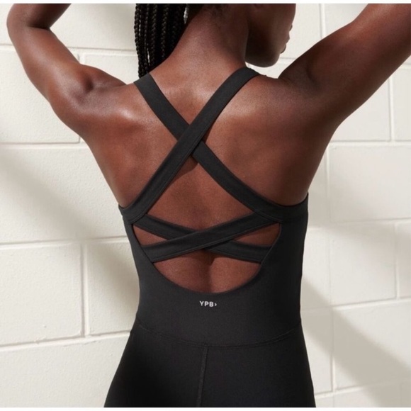 YPB SculptLUX 7/8 Length Cross-Back Onesie from Abercrombie and Fitch - Picture 2 of 9